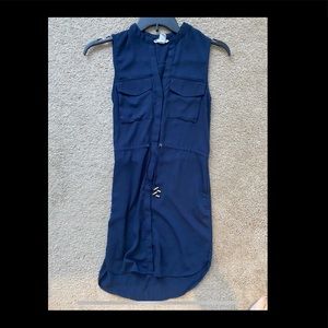 Navy dress - good for wearing to the office